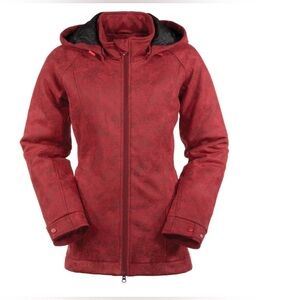 Women’s Red Hooded Jacket - Outback Trading Co Brookside Jacket